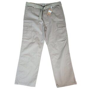 Bon-Bel Men's Size 40x32 Premium Utility Cargo Pants Vintage Y2K Tan Deadstock